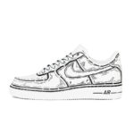 [Custom 2D]  Air Force 1 Skateboarding Shoes Men - Image 2