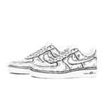 [Custom 2D]  Air Force 1 Skateboarding Shoes Men - Image 4