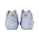 [Custom The pink star male]  Air Force 1 Skateboarding Shoes Men Low-top Pink - Image 5
