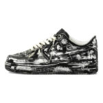 [Custom Silent film]  Air Force 1 Skateboarding Shoes Men Low-top White - Image 2