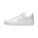 [Custom Snake Garden]  Air Force 1 Skateboarding Shoes Men Mid-top White/red - Image 6