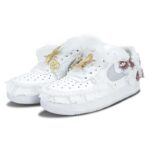 [Custom White wedding shoes]  Air Force 1 Skateboarding Shoes Men - Image 4