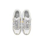 [Custom Male 2D style in yellow and gray]  Air Force 1 Skateboarding Shoes Men Low-top White/Black - Image 4