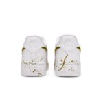 [Custom Immersive live for both men and women]  Air Force 1 Skateboard Shoes Unisex Low-Top White/Yellow - Image 4