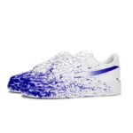 [Custom The scene of the same imagination for men and women]  Air Force 1 Skateboard Shoes Men Low-Top White Blue - Image 3