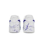 [Custom The scene of the same imagination for men and women]  Air Force 1 Skateboard Shoes Men Low-Top White Blue - Image 4
