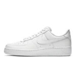 [Custom The scene of the same imagination for men and women]  Air Force 1 Skateboard Shoes Men Low-Top White Blue - Image 5