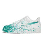 [Custom Free scene for men and women]  Air Force 1 Skateboard Shoes Men Low-Top White Green