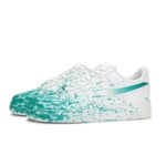 [Custom Free scene for men and women]  Air Force 1 Skateboard Shoes Men Low-Top White Green - Image 3