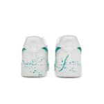 [Custom Free scene for men and women]  Air Force 1 Skateboard Shoes Men Low-Top White Green - Image 4