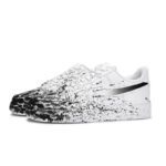 [Custom The scene of the same style for both men and women to recall]  Air Force 1 Skateboard Shoes Men Low-Top White Black - Image 3