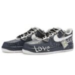 [Custom A simple life in black and white for men]  Air Force 1 Skateboarding Shoes Men - Image 3