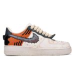 [Custom AF1 Tiger Roar Thick Hemp Rope]  Air Force 1 Skateboarding Shoes Men - Image 2