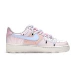 [Custom Love game]  Air Force 1 Skateboard Shoes Unisex Low-Top Blue/Pink - Image 2