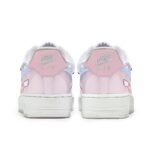 [Custom Love game]  Air Force 1 Skateboard Shoes Unisex Low-Top Blue/Pink - Image 4