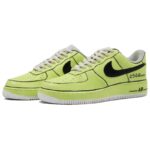 [Custom Summer night fluorescence]  Air Force 1 Skateboard Shoes Unisex Low-Top Green - Image 2