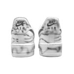 [Custom The male version of Wan Chongshan]  Air Force 1 Skateboarding Shoes Men Low-top Black/white - Image 4