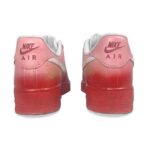 [Custom Men's red spider lily]  Air Force 1 Skateboarding Shoes Men Low-top Red/White - Image 4