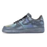 [Custom Men's gradient cloud gray-blue]  Air Force 1 Skateboarding Shoes Men Low-top Grey/Blue