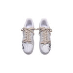 [Custom Play Cool Factor]  Air Force 1 Skateboard Shoes Men Low-Top Gray Black - Image 4