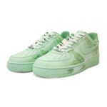 [Custom Duckweed]  Air Force 1 Skateboarding Shoes Men Low-top Green - Image 3