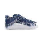 [Custom Broken cowboy]  Air Force 1 Skateboard Shoes Unisex Low-Top Blue - Image 2