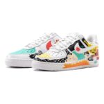 [Custom Graffiti Illustrations]  Air Force 1 Skateboarding Shoes Low-top White/yellow/black/red Unisex - Image 6