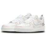 Keep The Soul Free -  Air Force 1 Skateboarding Shoes Unisex Low-top White