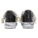 [Custom Love and violence destroy bears]  Air Force 1 Skateboard Shoes Men Low-Top Black/White - Image 5