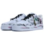 [Custom Black myth]  Air Force 1 Skateboard Shoes Unisex Low-Top White/Black - Image 4