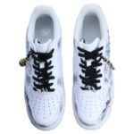 [Custom Black myth]  Air Force 1 Skateboard Shoes Unisex Low-Top White/Black - Image 5