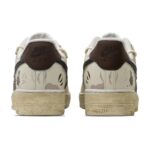 [Custom Violent doll for men]  Air Force 1 Skateboarding Shoes Men Low-top Beige/Brown - Image 4