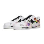 [Custom AF1LOVE sunflower] Male  Air Force 1 Low Skate shoes - Image 3
