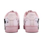 [Custom Men's pink cross]  Air Force 1 Skateboarding Shoes Men Low-top White/powder - Image 5