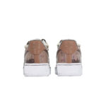 [Custom Urban camouflage for men and women in brown]  Air Force 1 Skateboard Shoes Unisex Low-Top Brown/Beige - Image 4