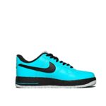 [Custom Cool and refreshing mint]  Air Force 1 Skateboard Shoes Unisex Low-Top Blue/Black - Image 2