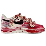 [Custom Crime Scene No. 7]  Air Force 1 Skateboarding Shoes Unisex Low-top White - Image 4