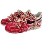 [Custom Crime Scene No. 7]  Air Force 1 Skateboarding Shoes Unisex Low-top White - Image 3