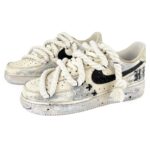 [Custom Aged Gothic hemp rope]  Air Force 1 Skateboarding Shoes Men - Image 3