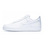 [Custom The colors are jumping, blue and yellow]  Air Force 1 Skateboarding Shoes Men Low-top White/Blue/Yellow - Image 7