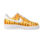 [Custom Men's zodiac tiger pattern]  Air Force 1 Skateboarding Shoes Men Low-top Color Change/black/white - Image 2