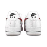 [Custom Chinese-style red hook ink-wash painting]  Air Force 1 Skateboarding Shoes Men Low-top Black/Red - Image 5