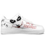 [Custom Men's AF1 clown hand-drawn] Male  Air Force 1 Low Skate shoes - Image 2