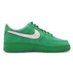 [Custom Pure charm jadeite for both men and women]  Air Force 1 Skateboard Shoes Unisex Low-Top Green/Gray - Image 2