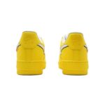 [Custom Male and female pure fragrance citron]  Air Force 1 Skateboard Shoes Unisex Low-Top Yellow/Gray - Image 5