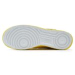 [Custom Male and female pure fragrance citron]  Air Force 1 Skateboard Shoes Unisex Low-Top Yellow/Gray - Image 6