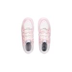 [Custom Pink Lover]  Air Force 1 Skateboard Shoes White/Pink - Image 5