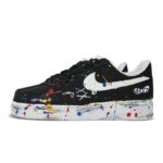 [Custom Low-top mischievous bears for both men and women]  Air Force 1 Skateboard Shoes Unisex Low-Top White - Image 3