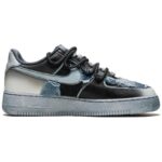 [Custom Ink marks leap]  Air Force 1 Skateboarding Shoes Men Low-top Black - Image 2