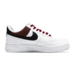 [Custom "Smoke Ink Bamboo Shadow for both men and women.]  Air Force 1 Skateboard Shoes Unisex Low-Top White - Image 2